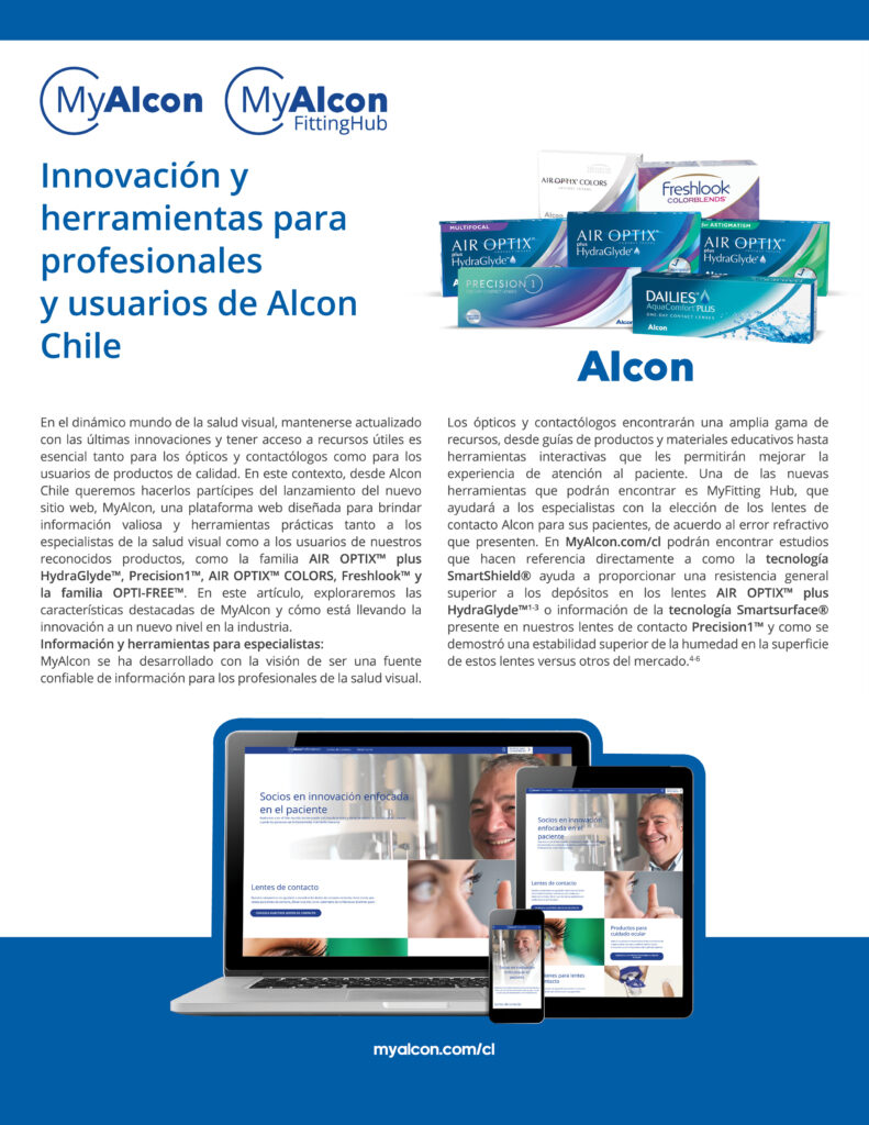 MyAlcon Y MyAlcon FittingHub – Revista Ver+